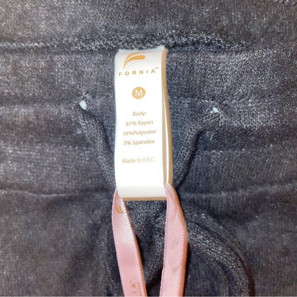 Fornia Women’s (S) Lounger Joggers, Grey/Black - Picture 2 of 9